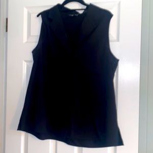 Premise Black Sleeveless Stretch Top Size XL